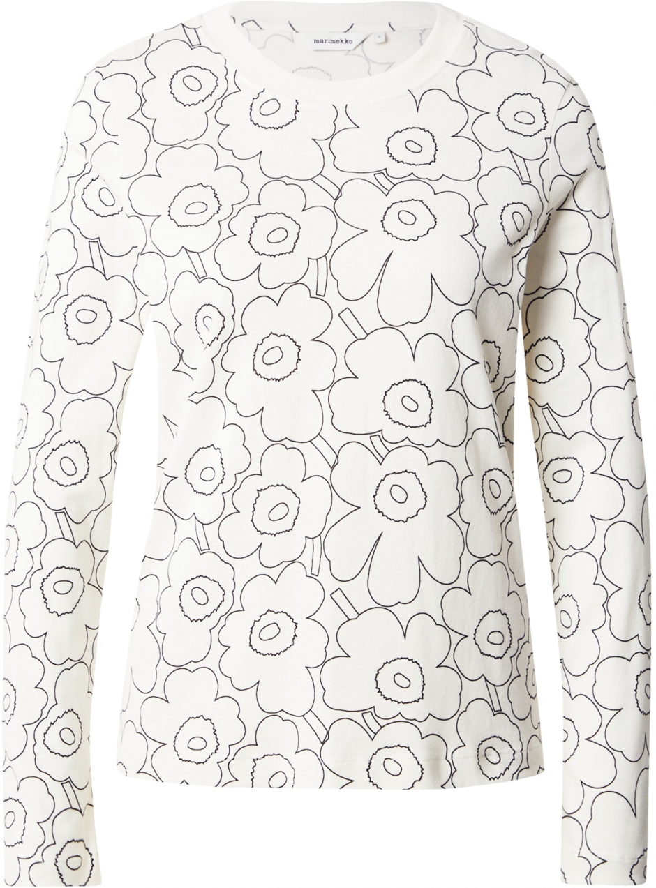 Marimekko Tričko  čierna / biela