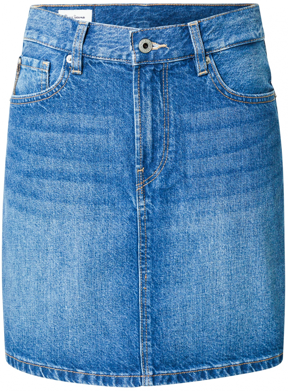 Pepe Jeans Sukňa  modrá denim