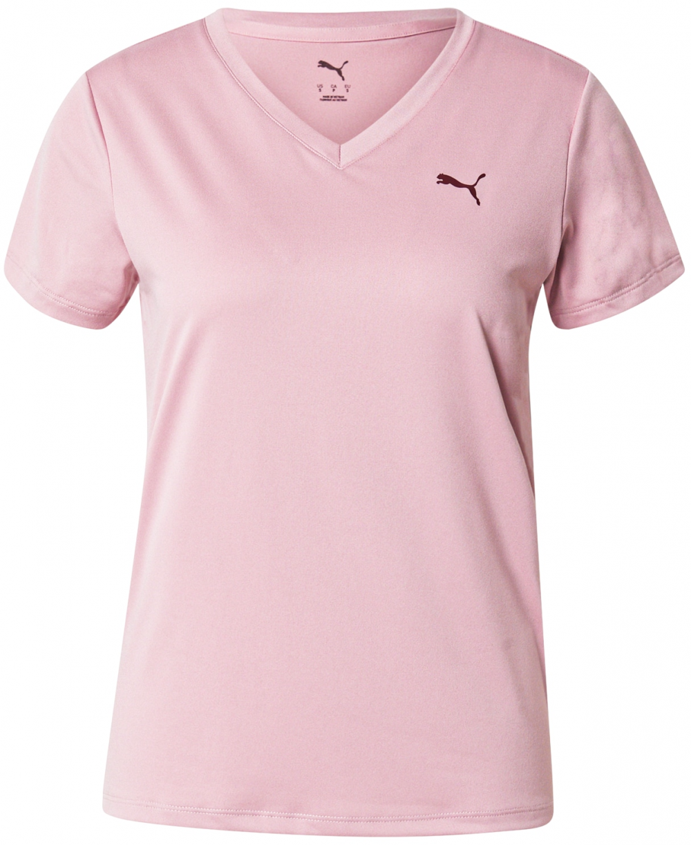 PUMA Funkčné tričko 'TAD ESSENTIAL'  ružová / vínovo červená