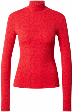 Marimekko Tričko 'SOLMIA'  červená / čierna