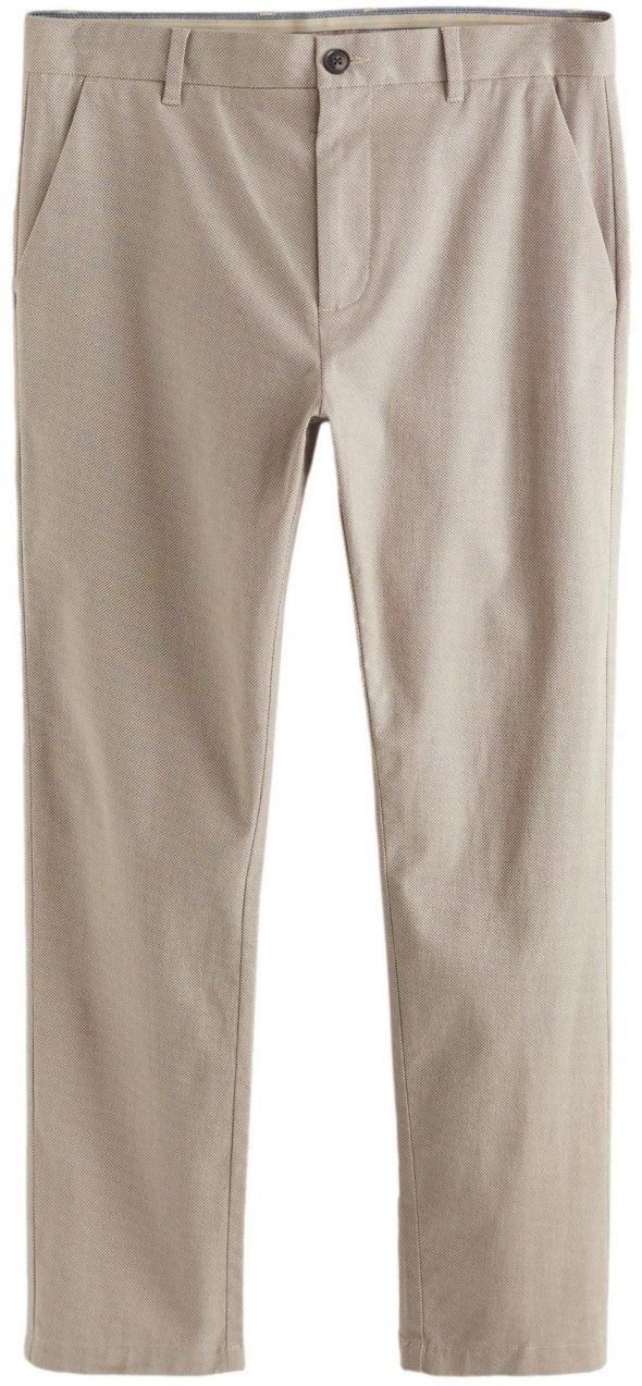 Next Chino nohavice  krémová / hnedá