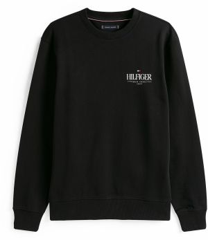 TOMMY HILFIGER Mikina  čierna / biela