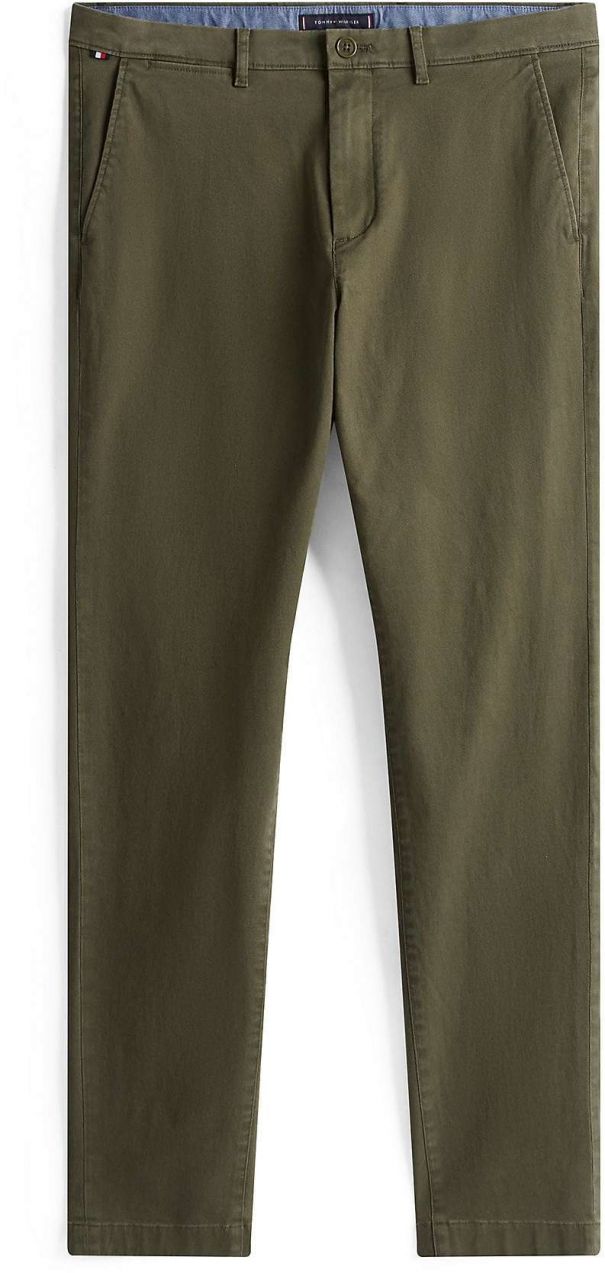 TOMMY HILFIGER Chino nohavice 'Harlem Essential'  olivová