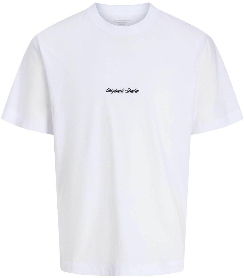 JACK & JONES Tričko 'JORNORREBRO'  čierna / biela