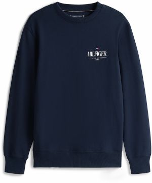 TOMMY HILFIGER Mikina  tmavomodrá / červená / biela