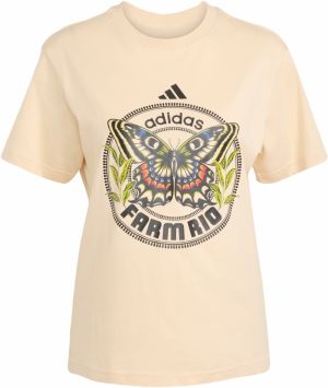 ADIDAS SPORTSWEAR Funkčné tričko 'x Farm'  žltohnedá / modrá / kiwi / čierna