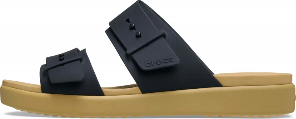 Crocs Šľapky 'Brooklyn Buckle'  čierna