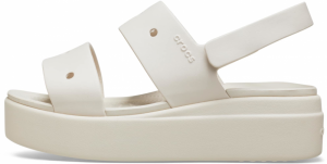 Crocs Sandále 'Brooklyn 4U'  biela ako vlna