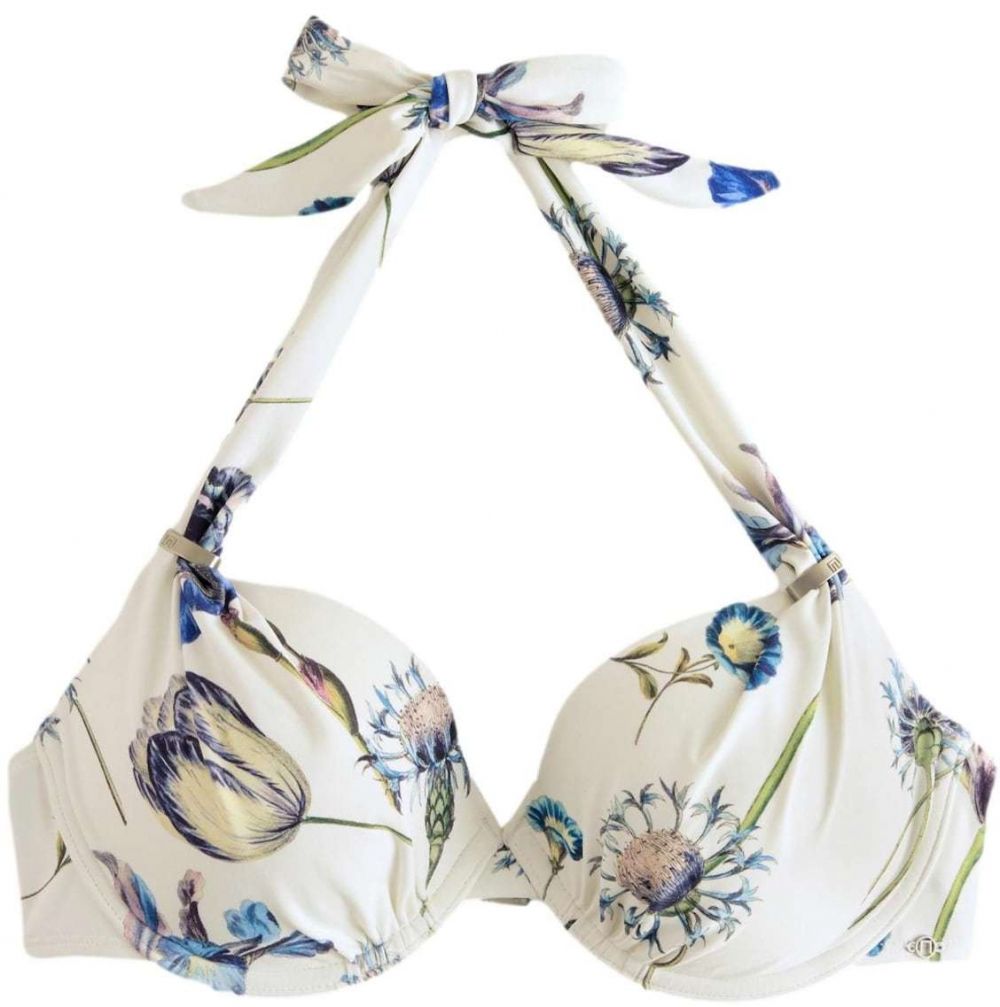 Next Bikinový top  námornícka modrá / indigo / kaki / biela