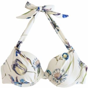 Next Bikinový top  námornícka modrá / indigo / kaki / biela