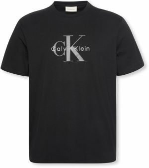 Calvin Klein Jeans Tričko 'Hero'  sivá / čierna / biela