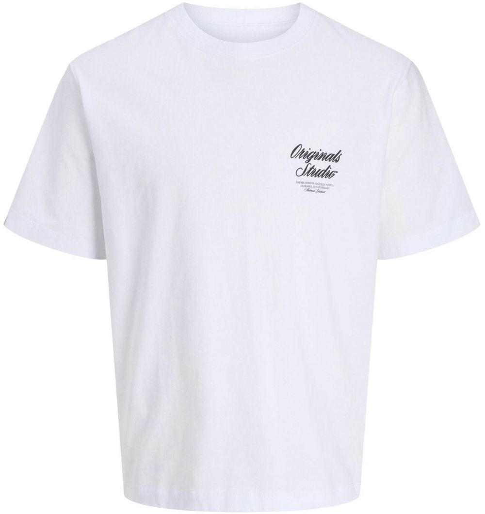 JACK & JONES Tričko 'JORNORREBRO'  čierna / biela