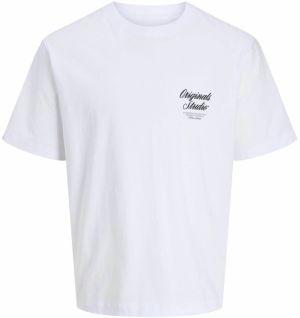 JACK & JONES Tričko 'JORNORREBRO'  čierna / biela
