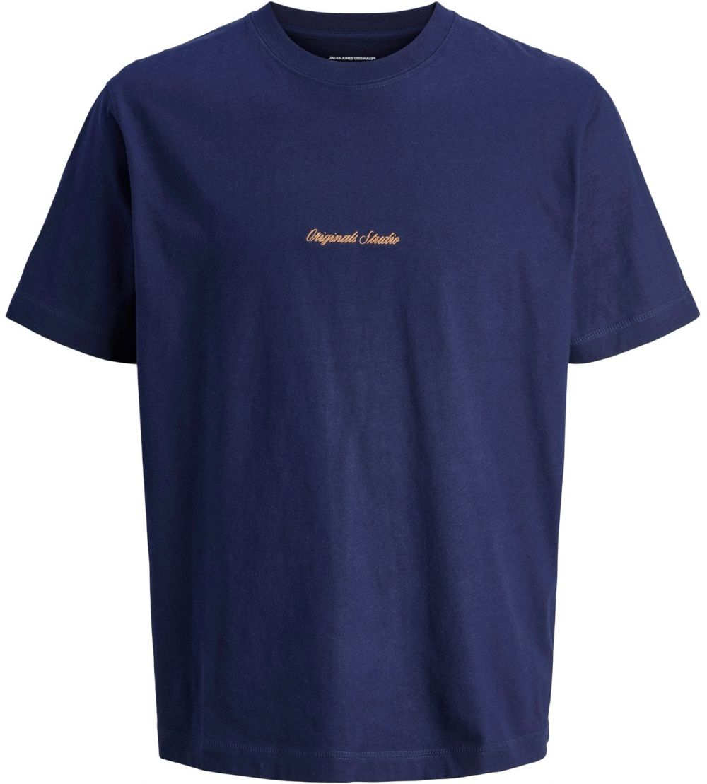 JACK & JONES Tričko 'JORNORREBRO'  námornícka modrá