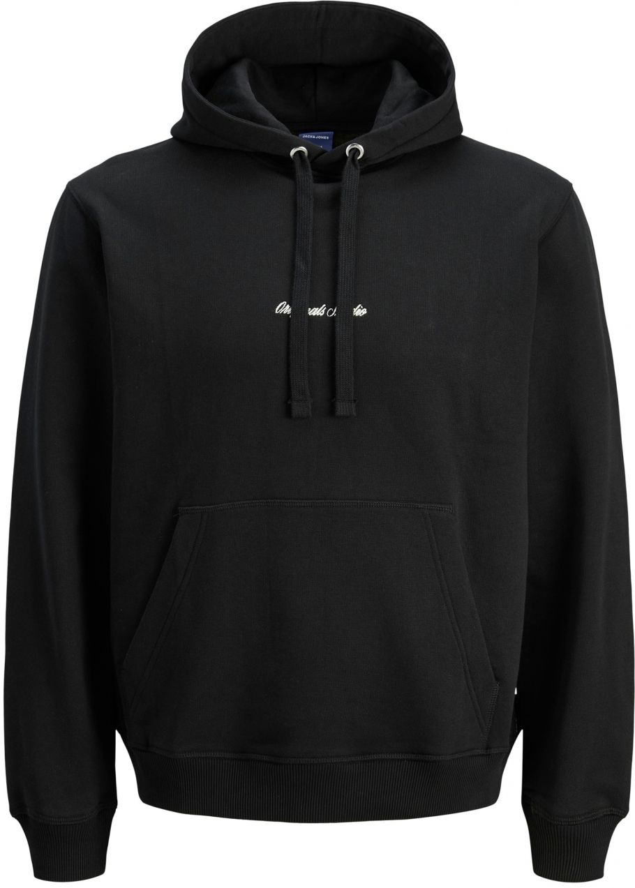 JACK & JONES Mikina 'JORNorrebro'  čierna / biela