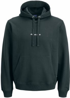 JACK & JONES Mikina 'JORNORREBRO'  tmavozelená / biela