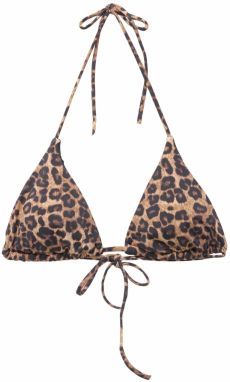 Pull&Bear Bikinový top  krémová / hnedá / čierna