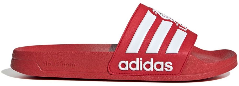 ADIDAS SPORTSWEAR Šľapky 'ADILETTE SHOWER Liverpool'  ohnivo červená / biela