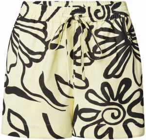 TOPSHOP Nohavice  svetložltá / čierna