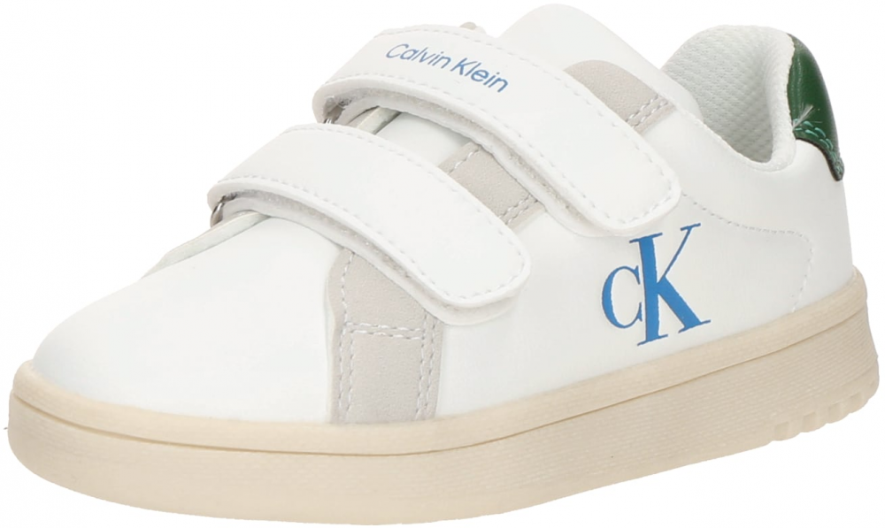 Calvin Klein Jeans Tenisky  béžová / azúrová / zelená / biela