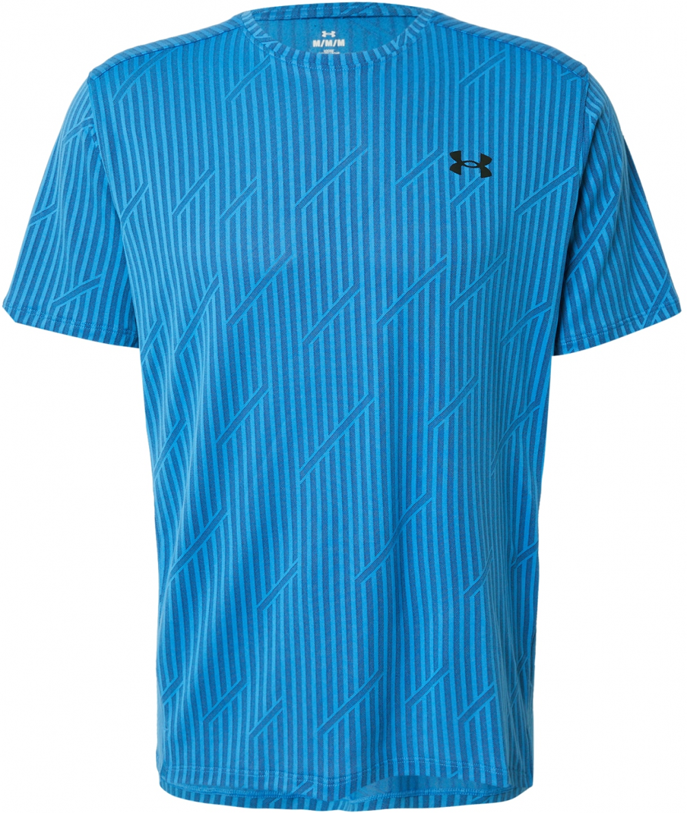 UNDER ARMOUR Funkčné tričko 'Vent'  modrá / azúrová / čierna