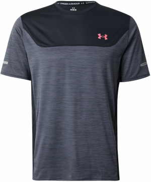 UNDER ARMOUR Funkčné tričko  striebornosivá / tmavosivá / ružová / čierna