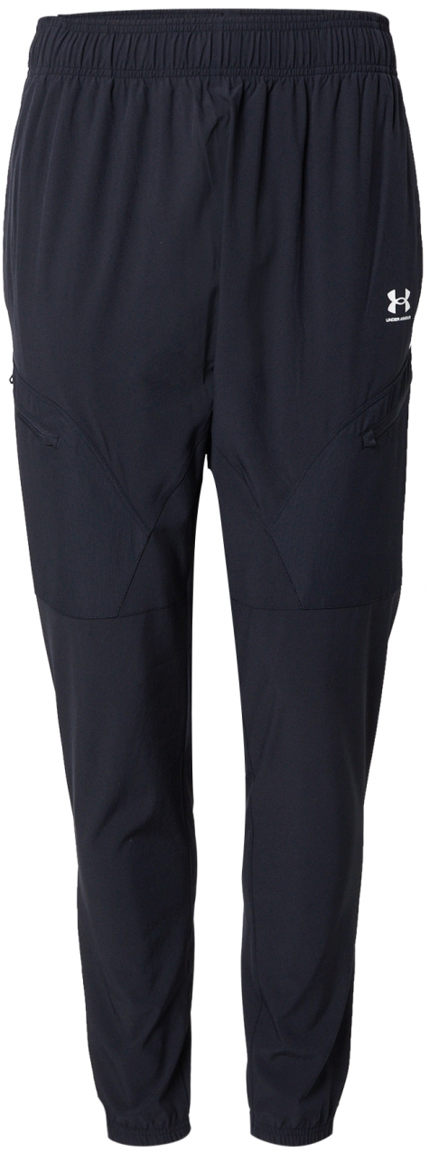 UNDER ARMOUR Športové nohavice 'Challenger'  čierna / biela