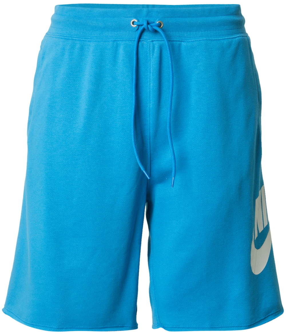 Nike Sportswear Nohavice 'CLUB ALUMNI'  azúrová / biela