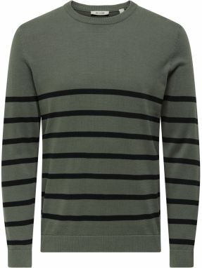 Only & Sons Sveter 'ONSALEX'  sivá / čierna