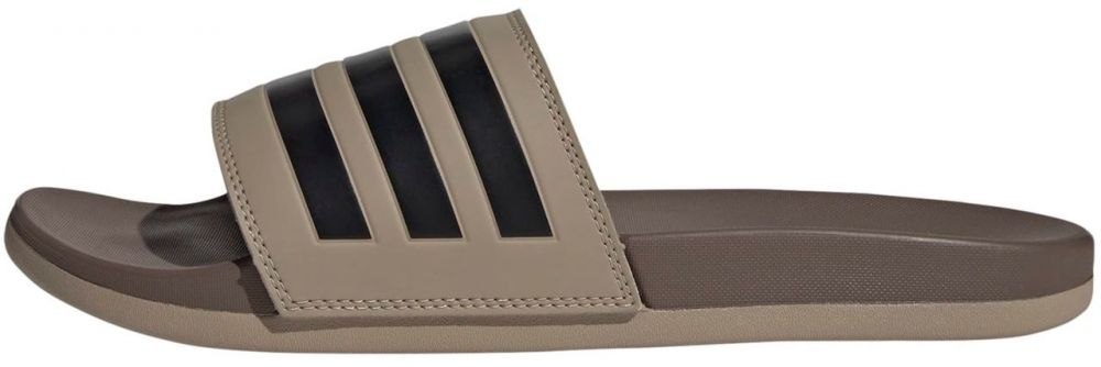 ADIDAS SPORTSWEAR Šľapky 'ADILETTE'  hnedá / čierna