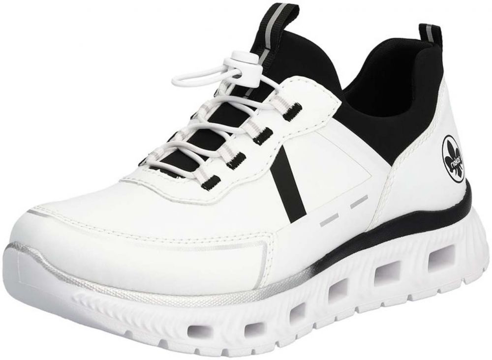 Rieker Sport Nízke tenisky  čierna / biela