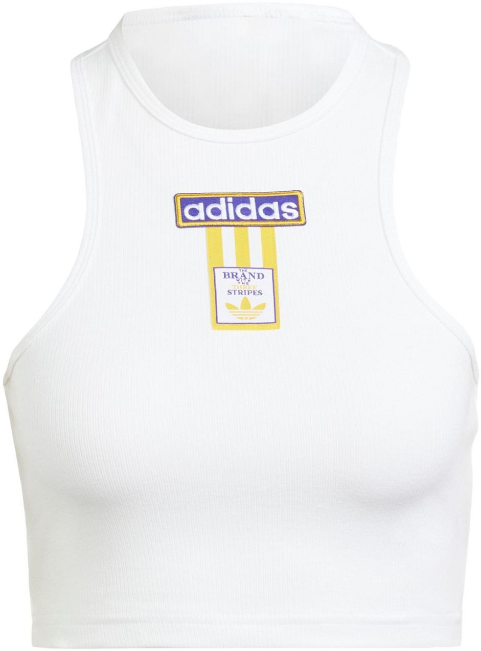 ADIDAS ORIGINALS Top 'Adibreak'  indigo / zlatá žltá / biela