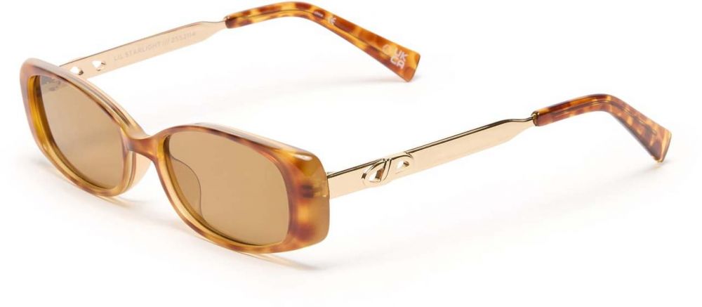 LE SPECS Slnečné okuliare  koňaková / tmavohnedá