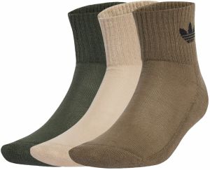 ADIDAS ORIGINALS Ponožky  krémová / hnedá / tmavozelená / čierna