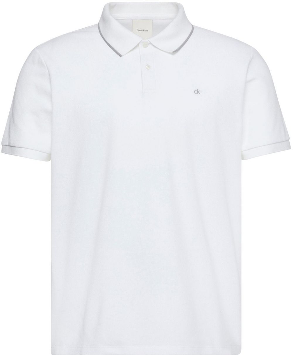 Calvin Klein Tričko  sivá / biela