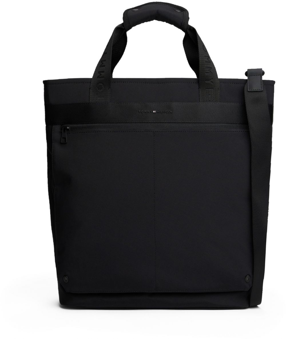 TOMMY HILFIGER Shopper 'COMMUTER'  čierna