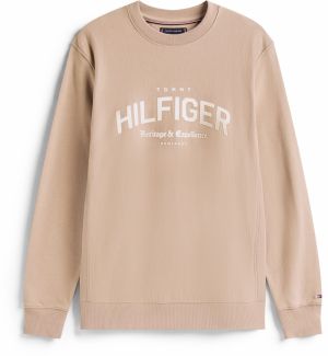 TOMMY HILFIGER Mikina 'ARCH'  farba ťavej srsti / svetlobéžová