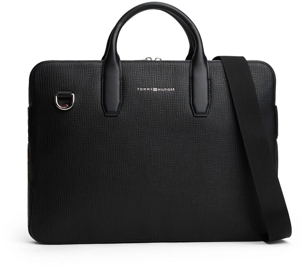 TOMMY HILFIGER Taška na notebook  čierna
