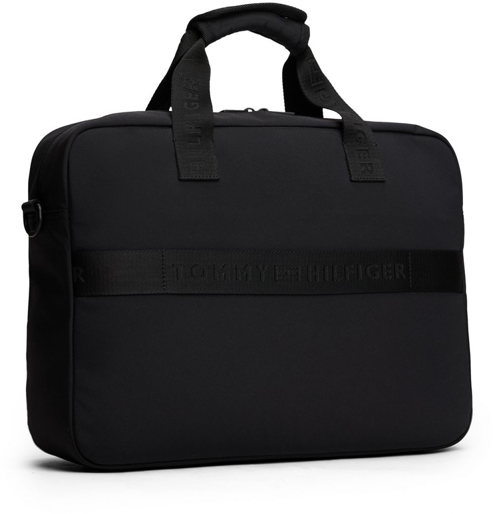 TOMMY HILFIGER Taška na notebook  čierna
