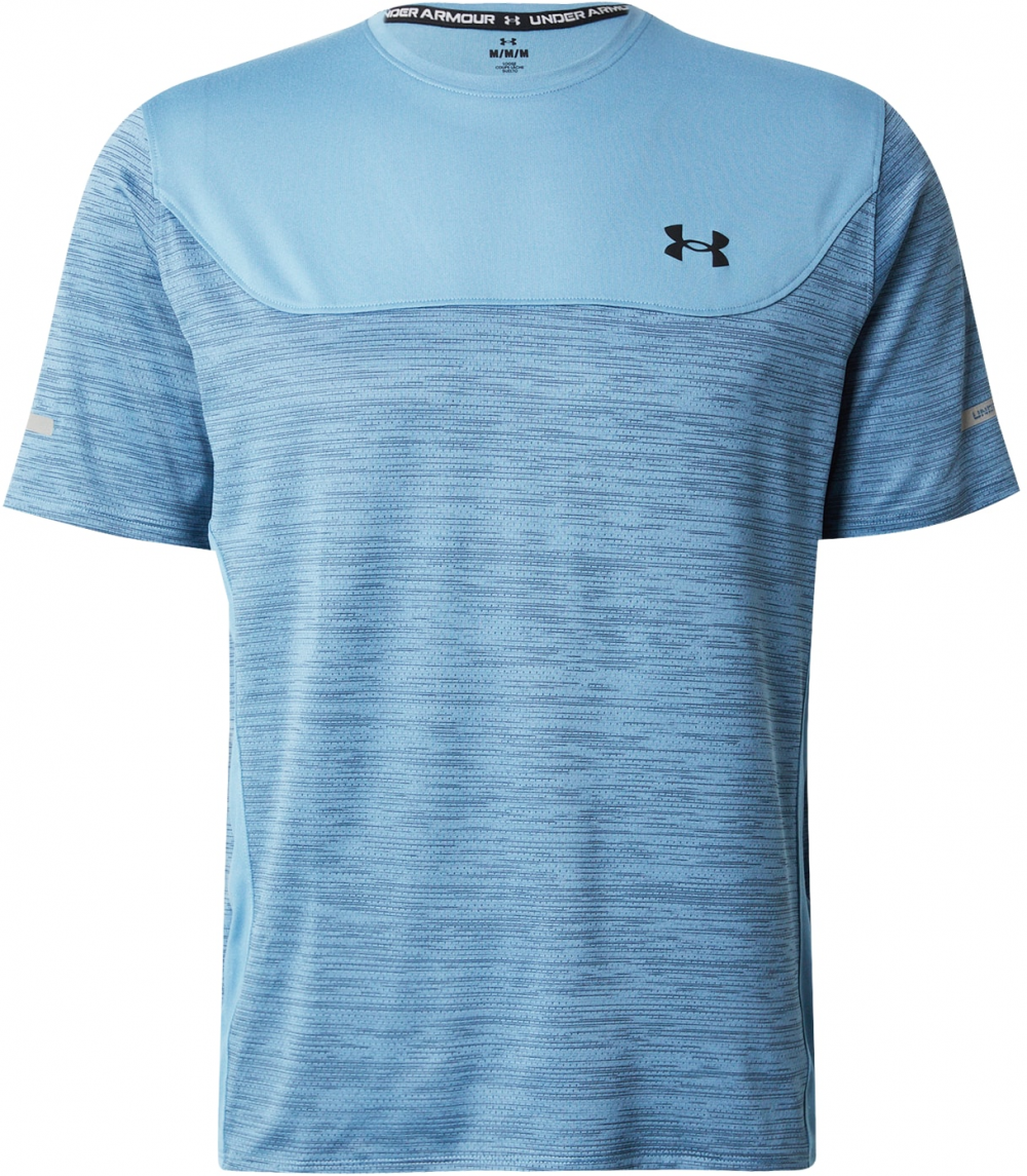 UNDER ARMOUR Funkčné tričko  nebesky modrá / čierna