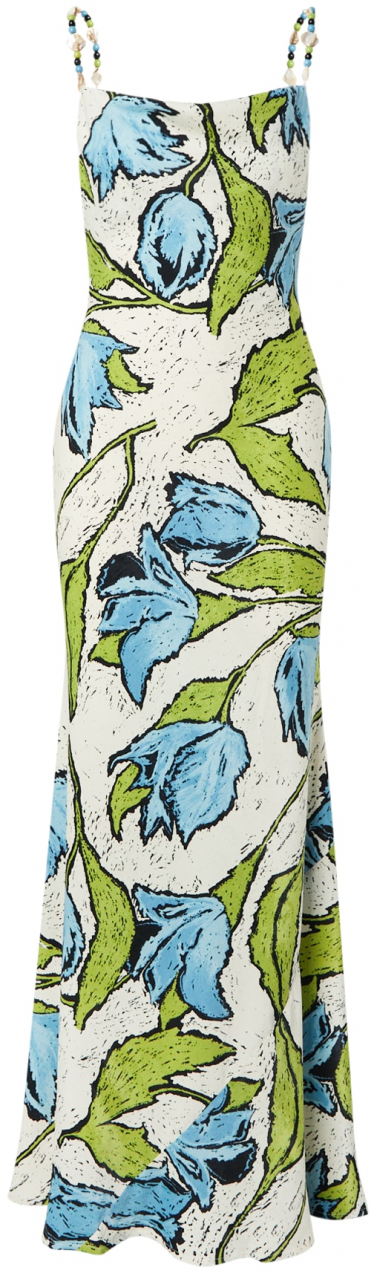 TOPSHOP Šaty  nebesky modrá / kiwi / čierna / biela