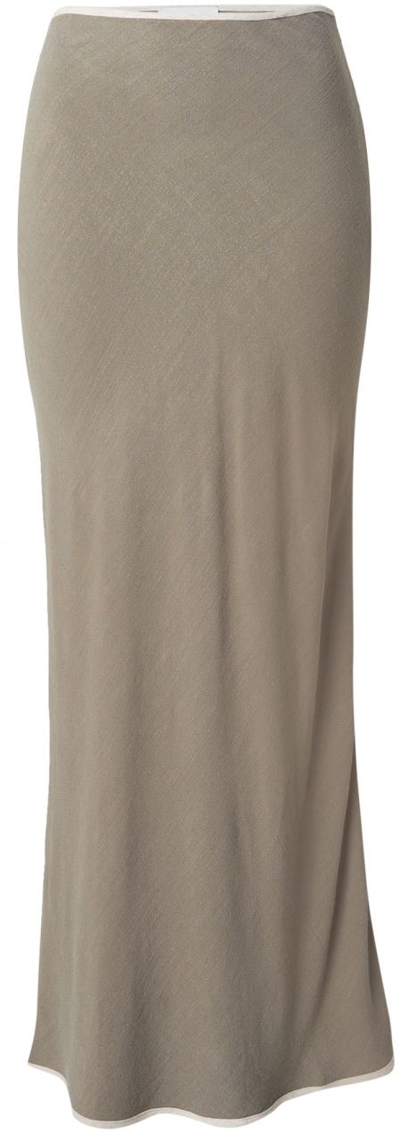 TOPSHOP Sukňa  kaki / biela