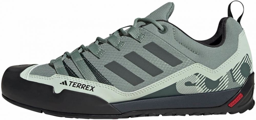 ADIDAS TERREX Poltopánky 'Swift Solo 2.0'  trstinová / tmavozelená / čierna