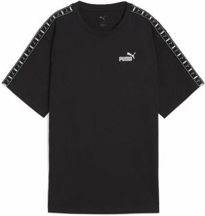 PUMA Tričko 'Ess'  čierna / biela