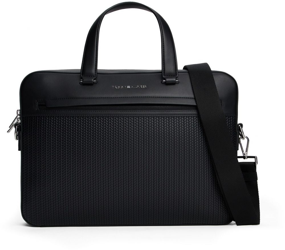 TOMMY HILFIGER Taška na notebook  čierna