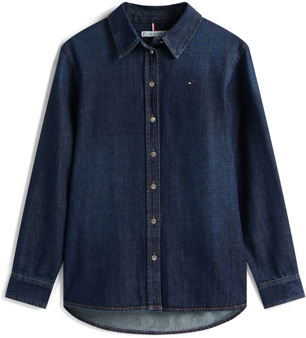 TOMMY HILFIGER Blúzka 'MILO'  tmavomodrá