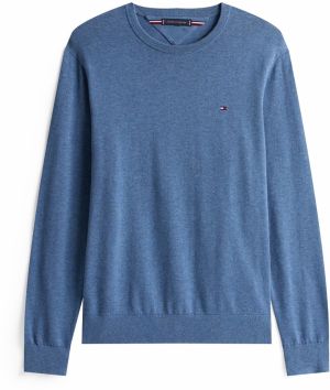 TOMMY HILFIGER Sveter 'ESSENTIAL'  modrá melírovaná