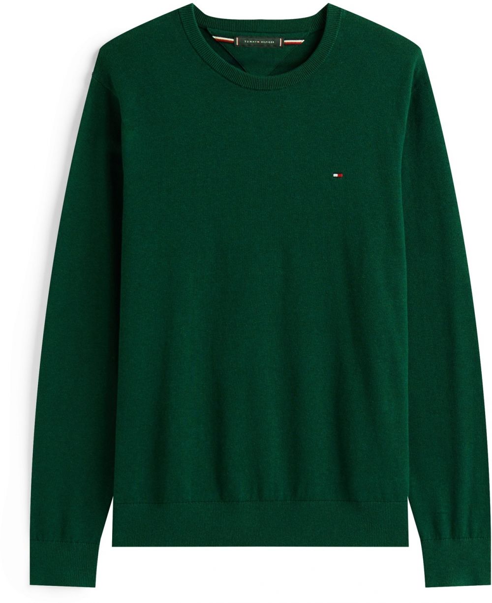 TOMMY HILFIGER Sveter 'ESSENTIAL SSNL'  jedľová