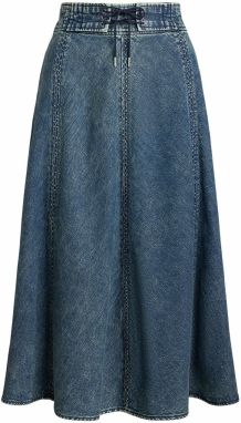 Lauren Ralph Lauren Sukňa  modrá denim