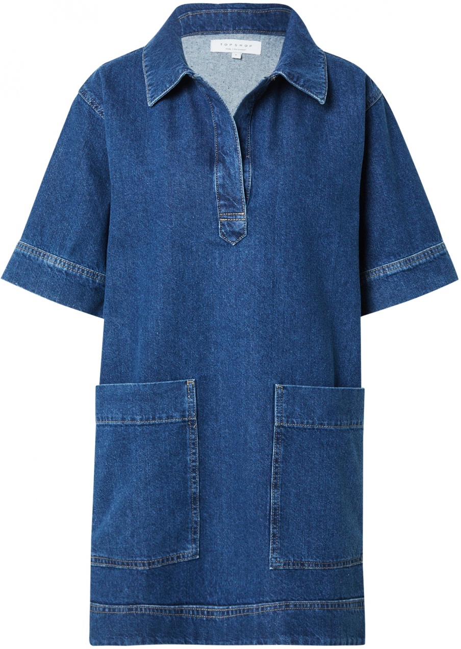 TOPSHOP Šaty  modrá denim